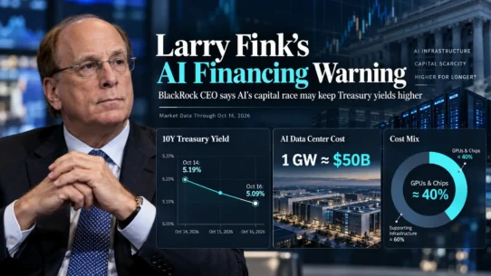 BlackRock CEO Larry Fink discusses AI data-center financing, GPU-backed assets and rising demand for capital