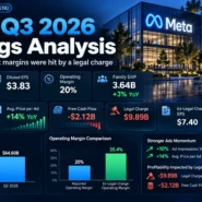 META Q3 2026 earnings analysis of revenue, GAAP EPS, legal costs, AI capital expenditures and valuation risks