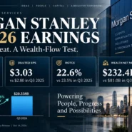 Morgan Stanley Q3 2026 earnings analysis covering revenue, earnings per share, wealth inflows and stock valuation