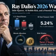 Ray Dalio's October 2026 interview on US Treasury debt, AI bubble risk, bond yields, gold, and portfolio defense