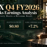 Starbucks Q4 FY2026 earnings: net revenue $9.14 billion, adjusted diluted EPS $0.80 and global comparable sales growth 7.2%
