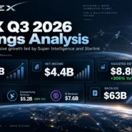 SPCX Q3 2026 earnings analysis of SpaceX revenue, operating margin, Starlink, Super Intelligence and capital expenditure guidance