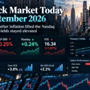US stock market close on September 30, 2026 with tech resilience, weak breadth and higher long-term Treasury yields