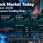 U.S. market close October 26, 2026: technology leads as Meta financing pressures communication services