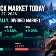 October 27, 2026 US market close: S&P 500 and Nasdaq gains, AI semiconductor leadership, and energy-sector weakness