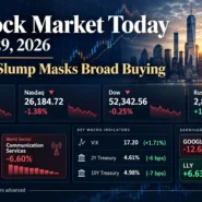 October 29, 2026 U.S. stock-market close: Alphabet-led Nasdaq decline contrasts with gains in small caps and eight S&P 500 sectors